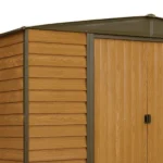 lansaro llc lansaro arrow woodridge shed durable metal storage woodgrain finish 05 20260407191504 397d4a48.webp