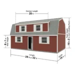 lansaro llc lansaro best barns camp reynolds 16x32 gambrel style wood outdoor storage shed 04 20260407191530 297defbc.webp