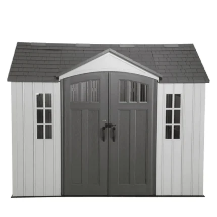 lansaro llc lansaro lifetime 10x8 outdoor storage shed gray 01 20260407191606 b1e75ebe.webp