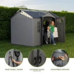 lansaro llc lansaro lifetime 10x8 outdoor storage shed gray 05 20260407191609 57936dcf.webp