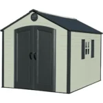 lansaro llc lansaro lifetime 8x10 outdoor plastic shed with floor and windows 01 20260407191644 f7c812cf.webp