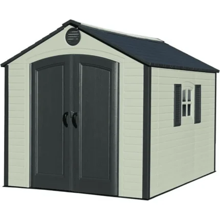 lansaro llc lansaro lifetime 8x10 outdoor plastic shed with floor and windows 01 20260407191644 f7c812cf.webp
