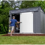 lansaro llc lansaro modernist 10x7 barn door storage shed suncast 07 20260407191702 be9d3da7.webp