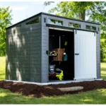 lansaro llc lansaro modernist 10x7 barn door storage shed suncast 08 20260407191703 67402422.webp