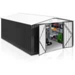 lansaro llc lansaro patiowell 10ft x 12ft upgrade metal storage shed 01 20260407191451 76faab4d.webp