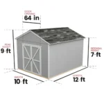 lansaro llc lansaro rookwood 10x12 wood storage shed with floor 02 20260407191717 762cd92d.webp