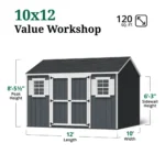 lansaro llc lansaro value workshop outdoor wood storage shed 03 20260407191817 26ed378f.webp