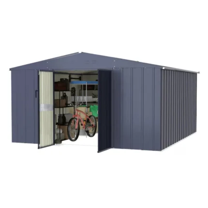 lansaro llc lansaro veikous outdoor metal storage shed gray 02 20260407191445 eb935d6d.webp