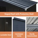 lansaro llc lansaro veikous outdoor metal storage shed gray 03 20260407191445 0167b266.webp